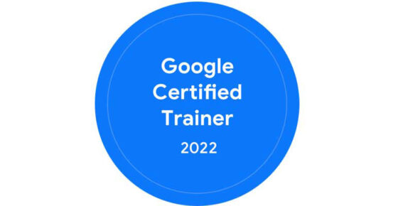 We Have A Google Certified Trainer