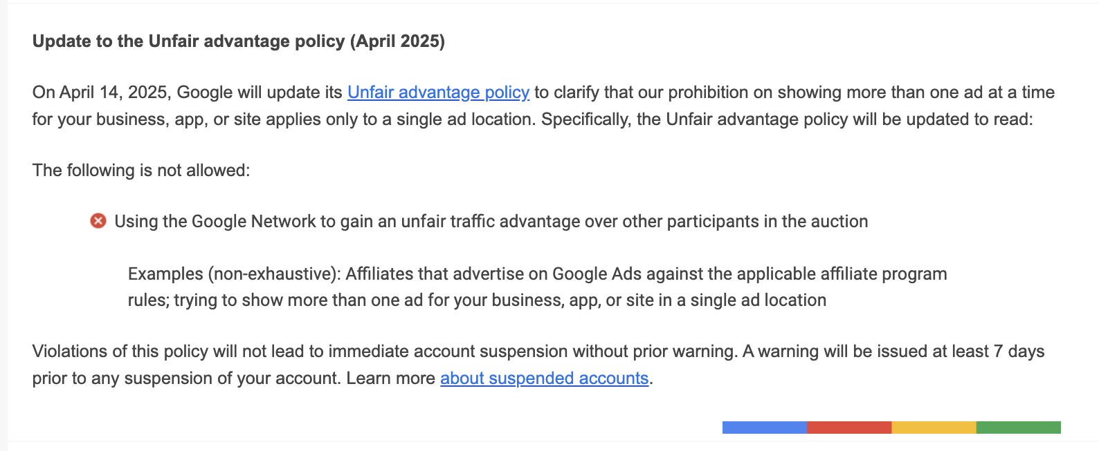 unfair-advantage-policy-update