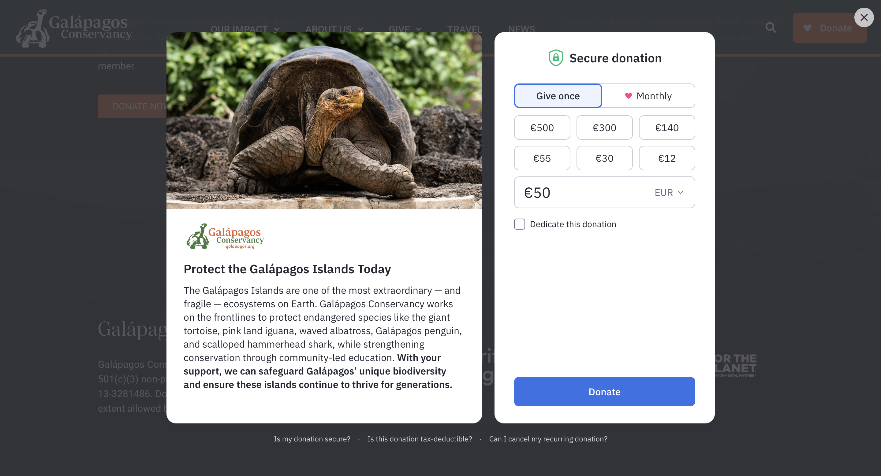 donate-website-policy